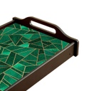 Malachite Nouveau Classic Bed Tray